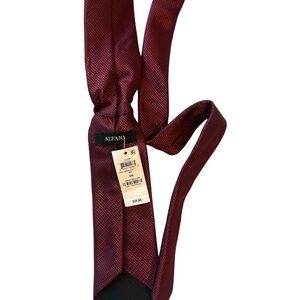 Alfani Deep Red Textured Tie